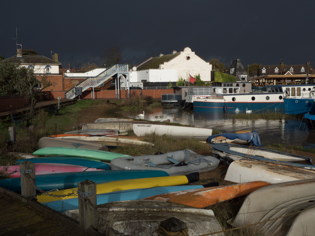 STORM OVER WOODBRIDGE by Peter Hill