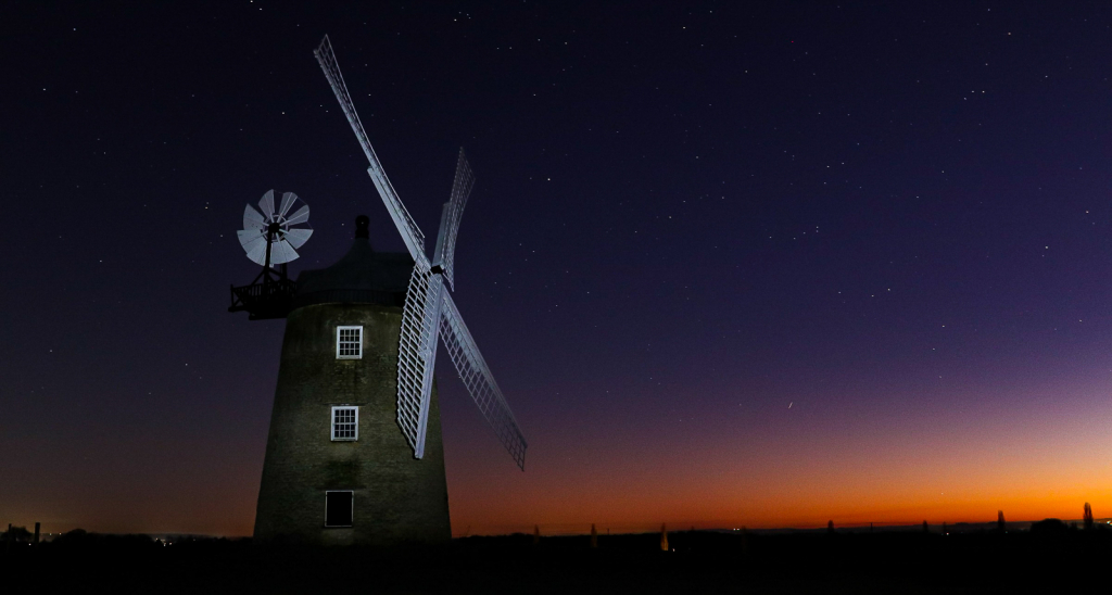 WINDMILL AT SUNSET by Antonia Thompson