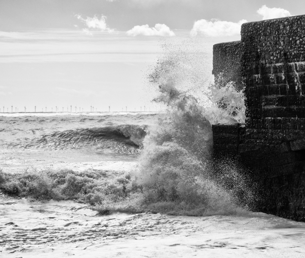 ROUGH SEA AT BRIGHTON by Denise Odell