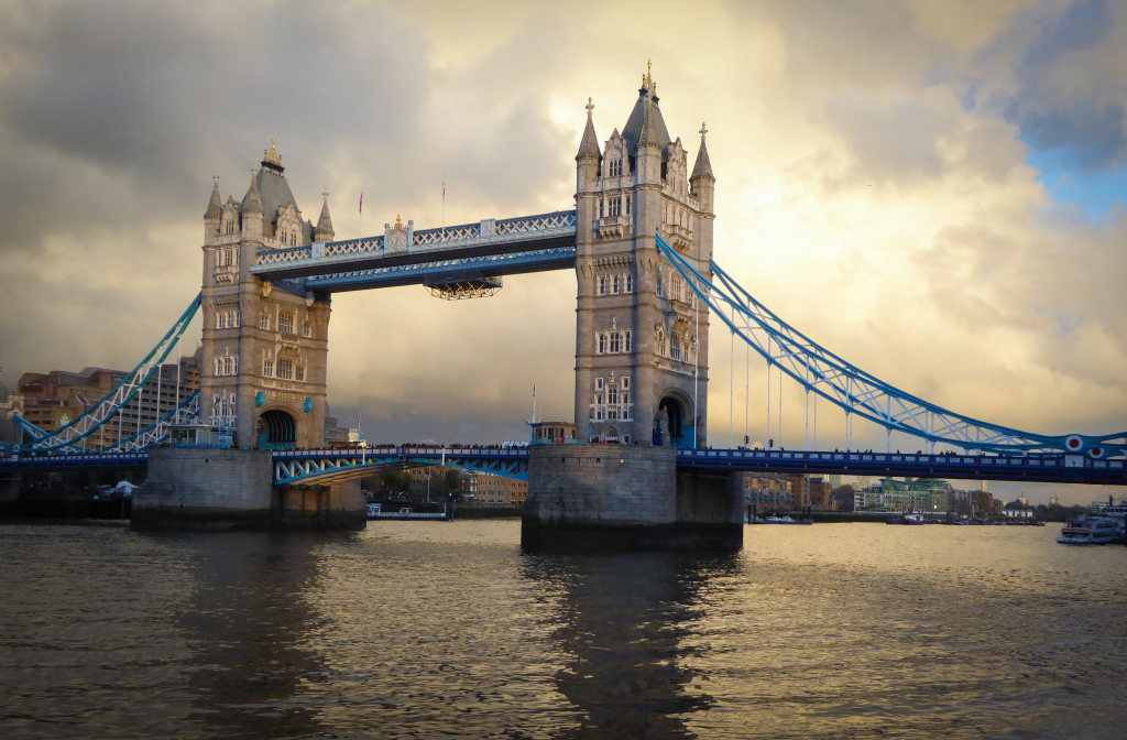 STORMLIGHT OVER THE THAMES by Judy Domoney