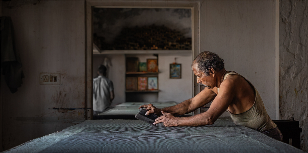 THE PRECISION OF THE BLOCK PRINTER by Belinda Ewart class