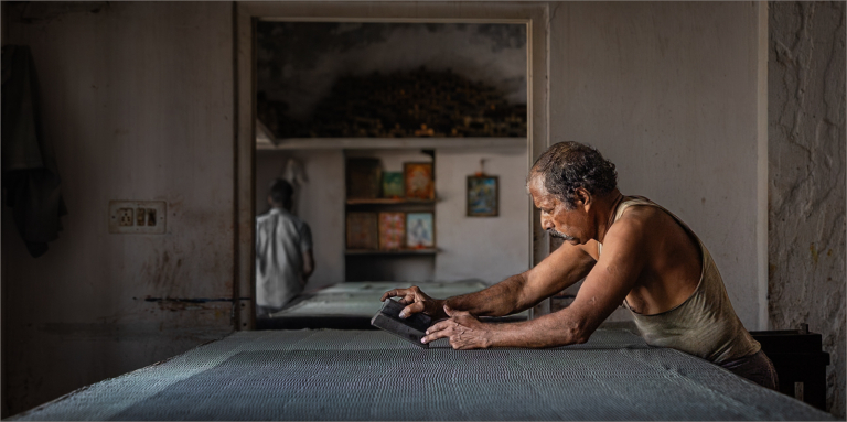 THE PRECISION OF THE BLOCK PRINTER by Belinda Ewart class