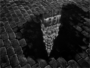 PUDDLE PICTURE by Judith Gimber